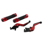 Set of 2 Red Extendable Brake Clutch Levers for BMW G310R G310GS (2017–2023)