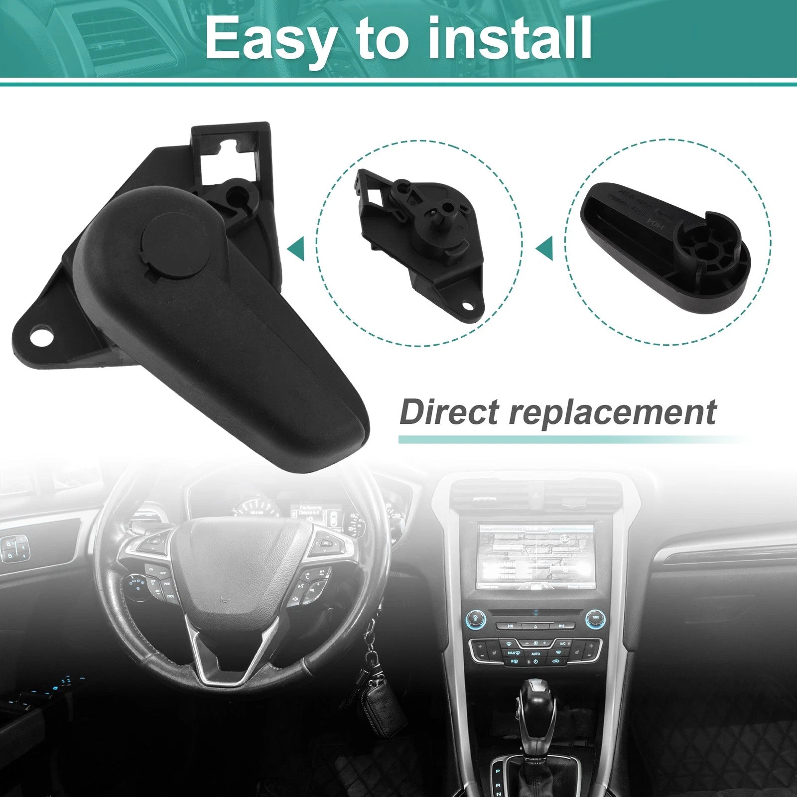 Hood Latch Release Handle for Ford Fusion (2002–2012) No.DS7316B626A
