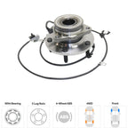 Wheel Hubs for Dodge Ram 1500 (1997–1999) Front Left/Right 4WD ABS