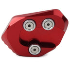 Red Support Foot Side Stand Enlarger Pad for Honda CB1000R (2018-2019)