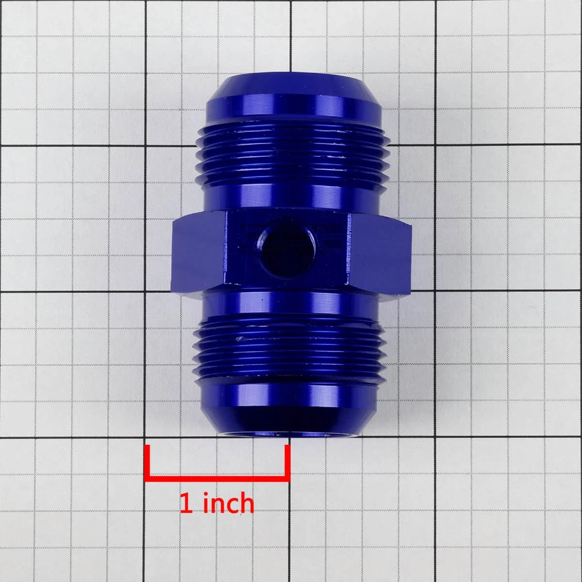 16AN Male Union Fitting Adapter for Universal Applications (AN16, 1/8" NPT)
