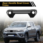 Carbon Fiber Pattern Trunk Handle Bowl Cover for Toyota Tundra (2022–2024)