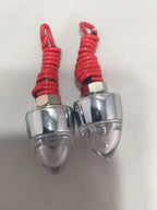White LED License Plate Bolt Set for Cars and Trucks (Universal)
