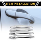 Set of 4 Exterior Door Handle Covers for Toyota 4Runner (2010–2023)