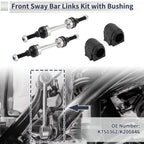 Front Stabilizer Bar Links with 2 Pcs Bushing for Ford F-150 (2009–2014) No.K750362