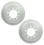 Set of 2 Rear Disc Brake Rotors for LX570 Land Cruiser Sequoia Tundra