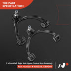 6X Front Control Arm with Ball Joint Sway Bar for Ford Crown Victoria (1992–2011)