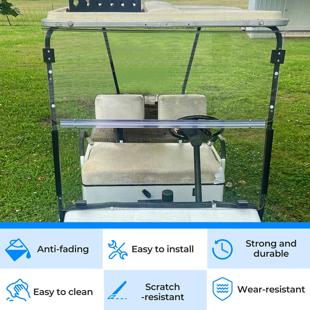 Windshield for EZGO Marathon Golf Cart (1986–1994.5) Clear