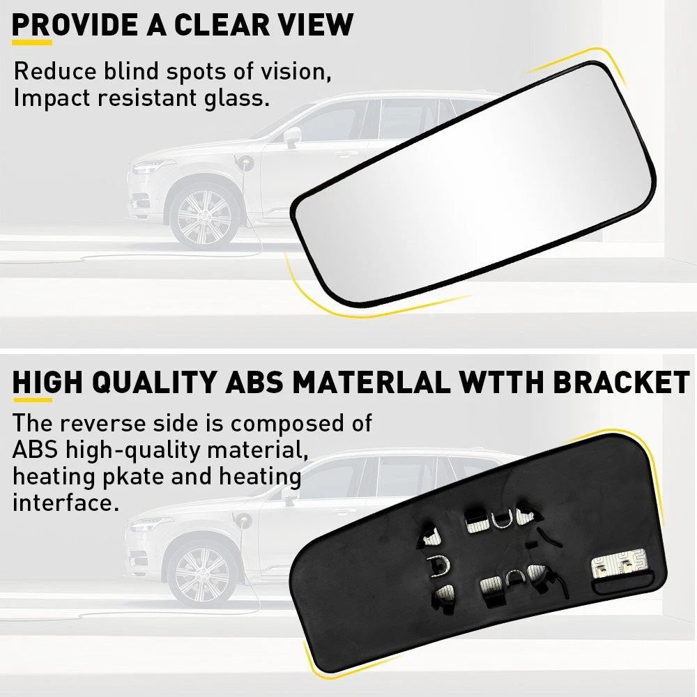 Heated Glass Mirror for Ford F150 (2015–2020) Left Driver Side Replacement