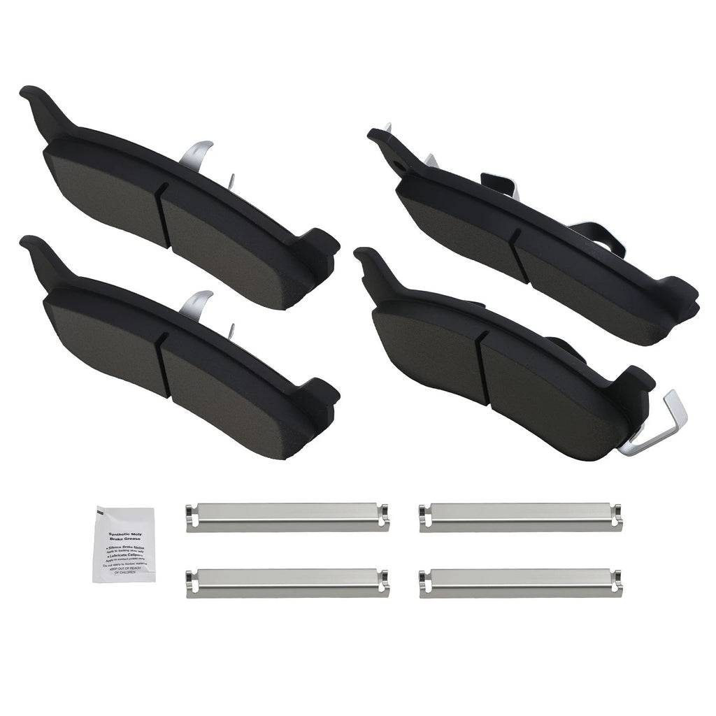 Set of 4 Rear Ceramic Brake Pads for Ford Crown Victoria/Ranger (1992–2011)