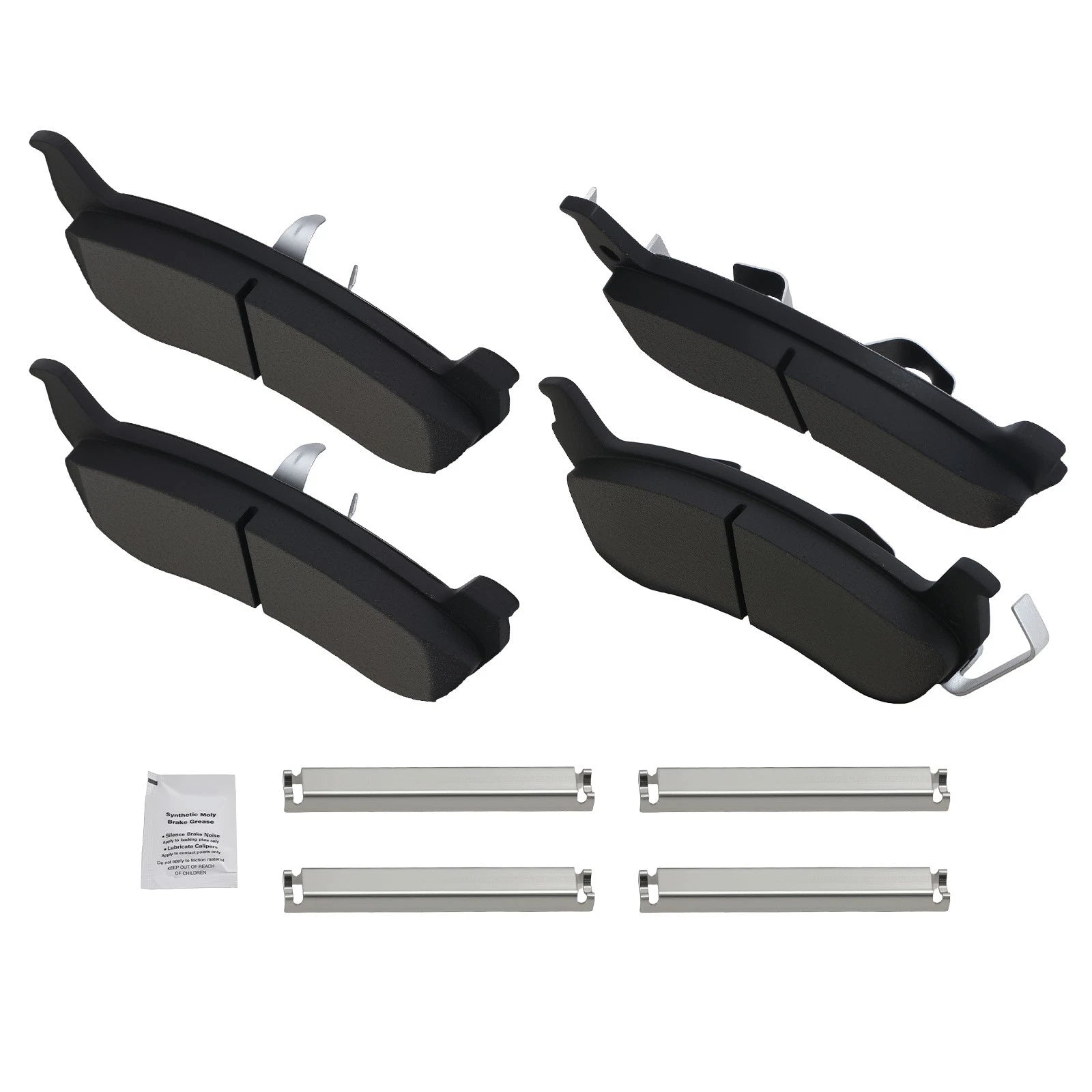 Set of 4 Rear Ceramic Brake Pads for Ford Crown Victoria/Ranger (1992–2011)