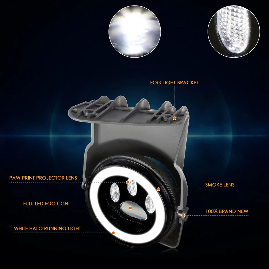 Full LED Projector Fog Lights for Sierra 1500-3500 (2003–2007)