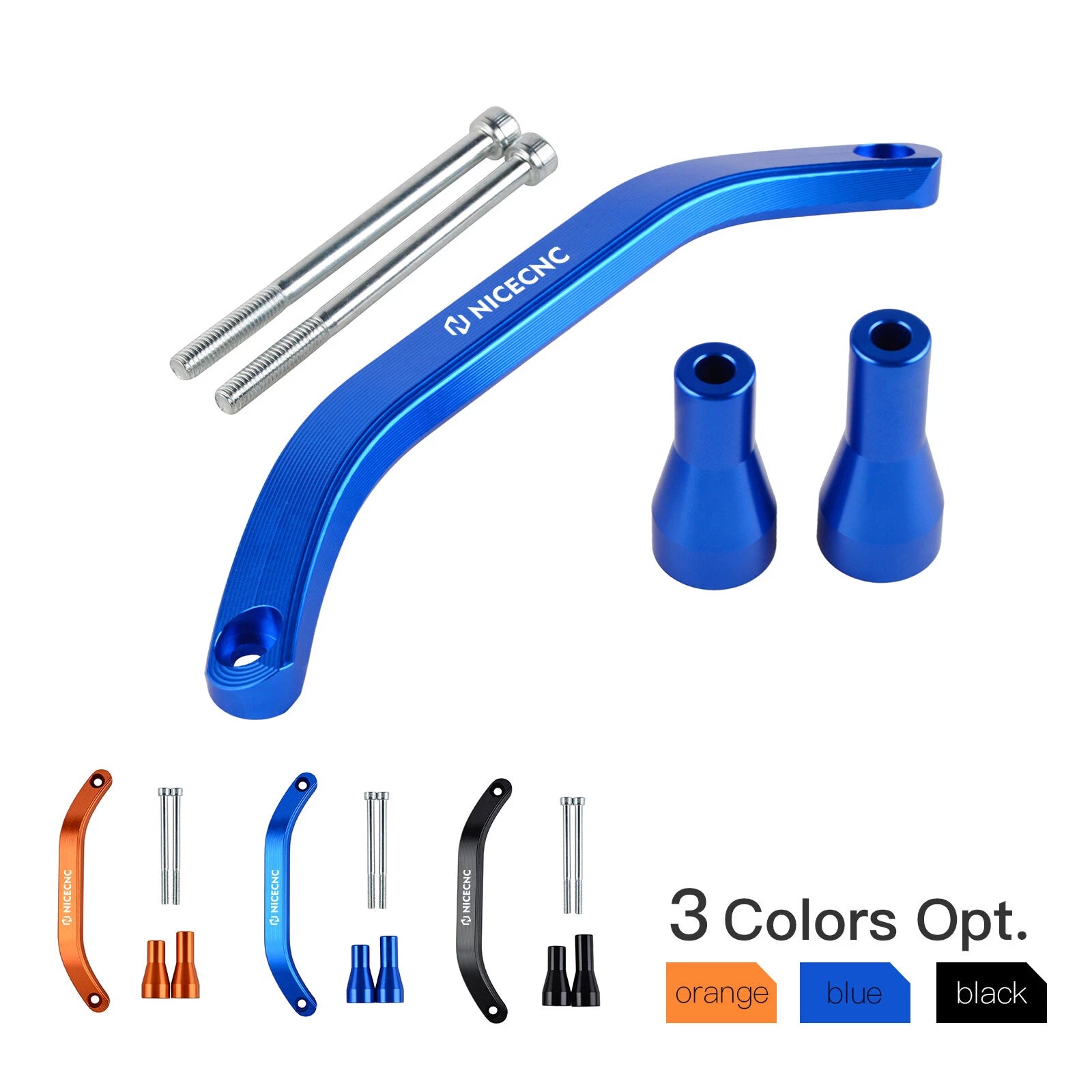 CNC Rear Grab Handle Bar for Husqvarna TC125 TC250 TX300 FX350 FX450 (2019–2022)