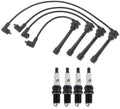 Ignition Wire Set & 4 ACDelco Spark Plugs for Tucson Spectra
