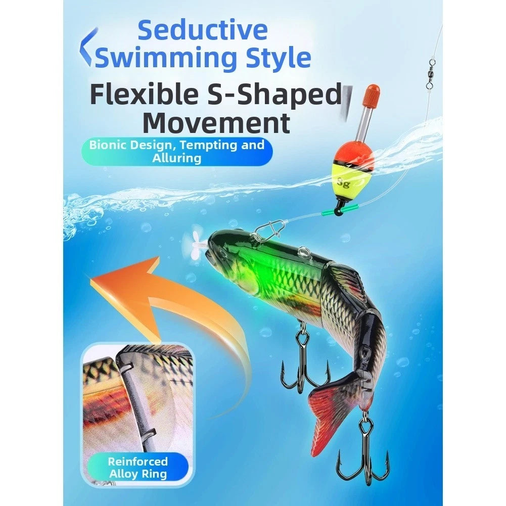 Motorized Electric Fishing Lure Swimbait Propeller 7.8cm for Auto