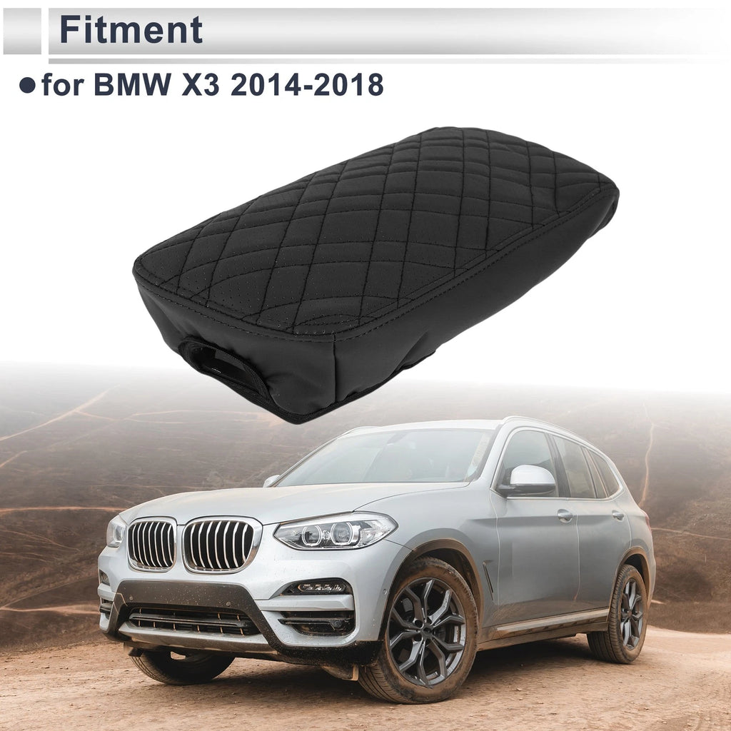 Center Console Cover for BMW X3 (2014–2018) Black