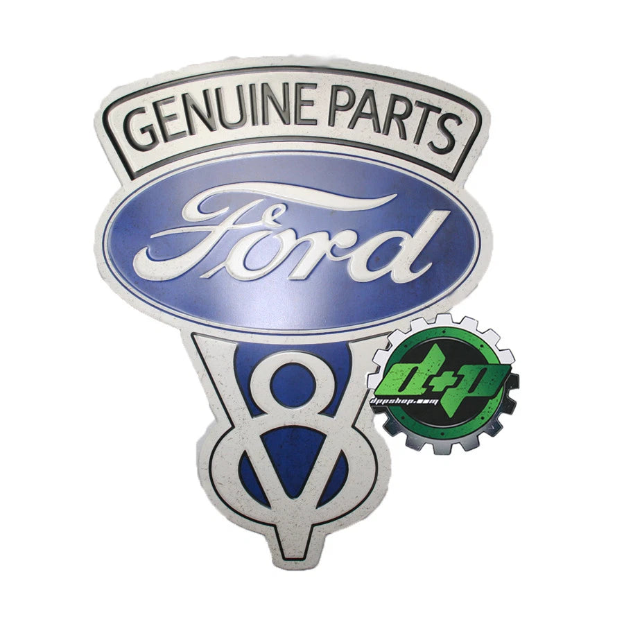 Vintage Replica Tin Metal Sign for Ford V8