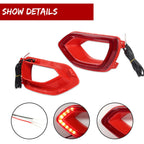 Dynamic Red LED DRL Grill Lights for Dodge Charger (2015–2023)
