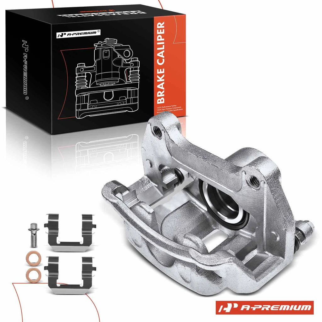 Front Left Disc Brake Caliper with Bracket for Chevy Equinox (2010–2017)
