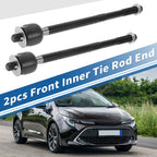 Set of 4 Front Inner Tie Rod End Links for Toyota Tacoma (2005–2015)