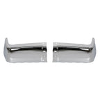 Set of 2 Rear Bumper End Caps for Chevy Silverado GMC Sierra (2007–2014)