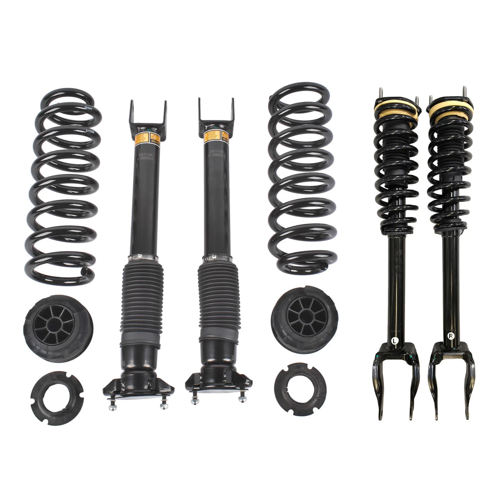 2X Air to Coil Spring Conversion Kit for Benz W166 X166 (2012–2015)