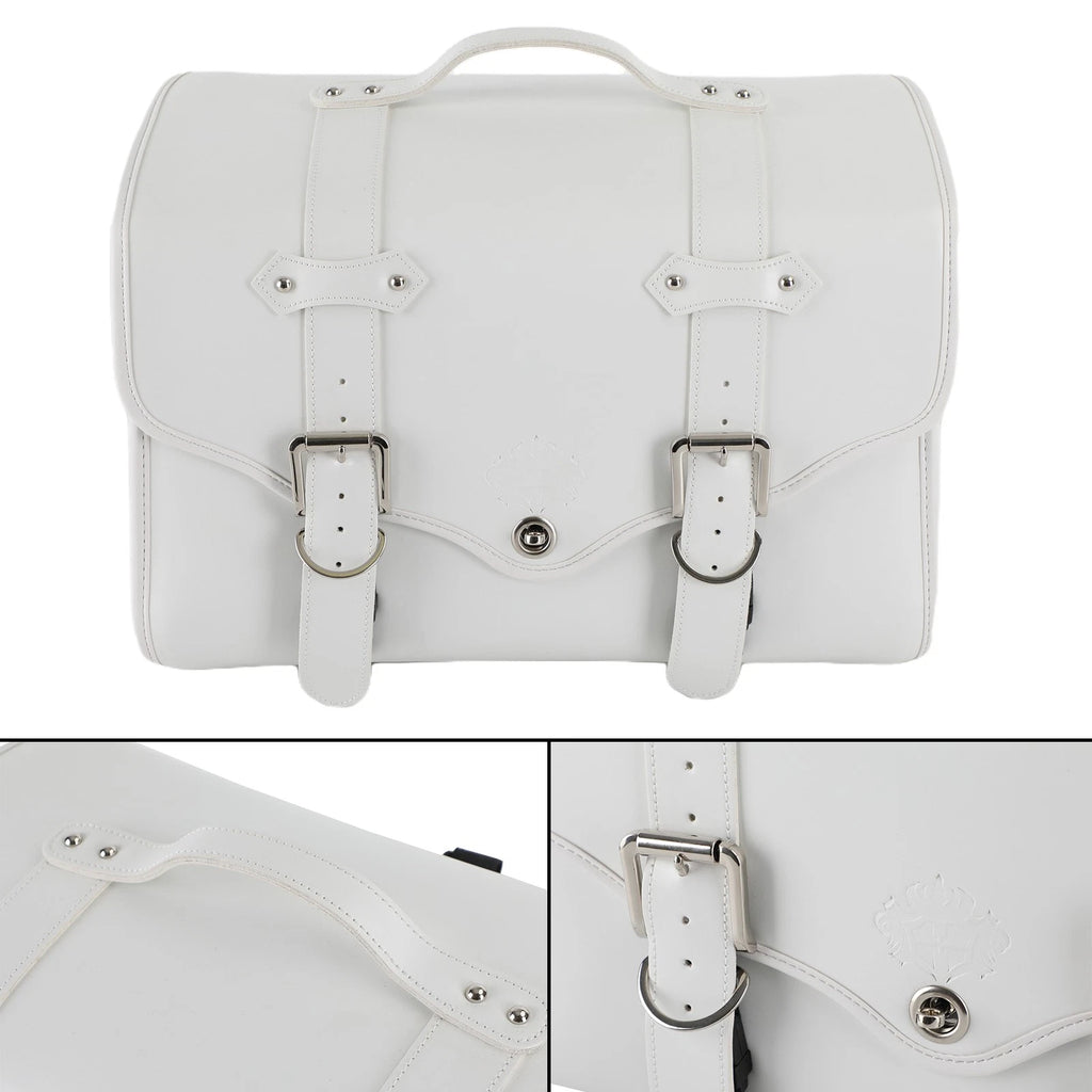 PU Leather Motorcycle Solo Swingarm Side Tool Bag for Universal Models
