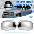 Pair of Chrome Plated Power Full Mirror Covers for Chevrolet Trailblazer (2002–2009)