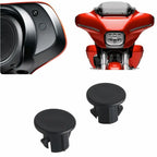 Black Inner Fairing Mirror Hole Plugs for Harley CVO Street Glide FLHX (2014-2023)