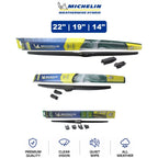 Set of 3 Wiper Blades for Mazda MX-30 EV (2022–2023) 22"/19"/14"