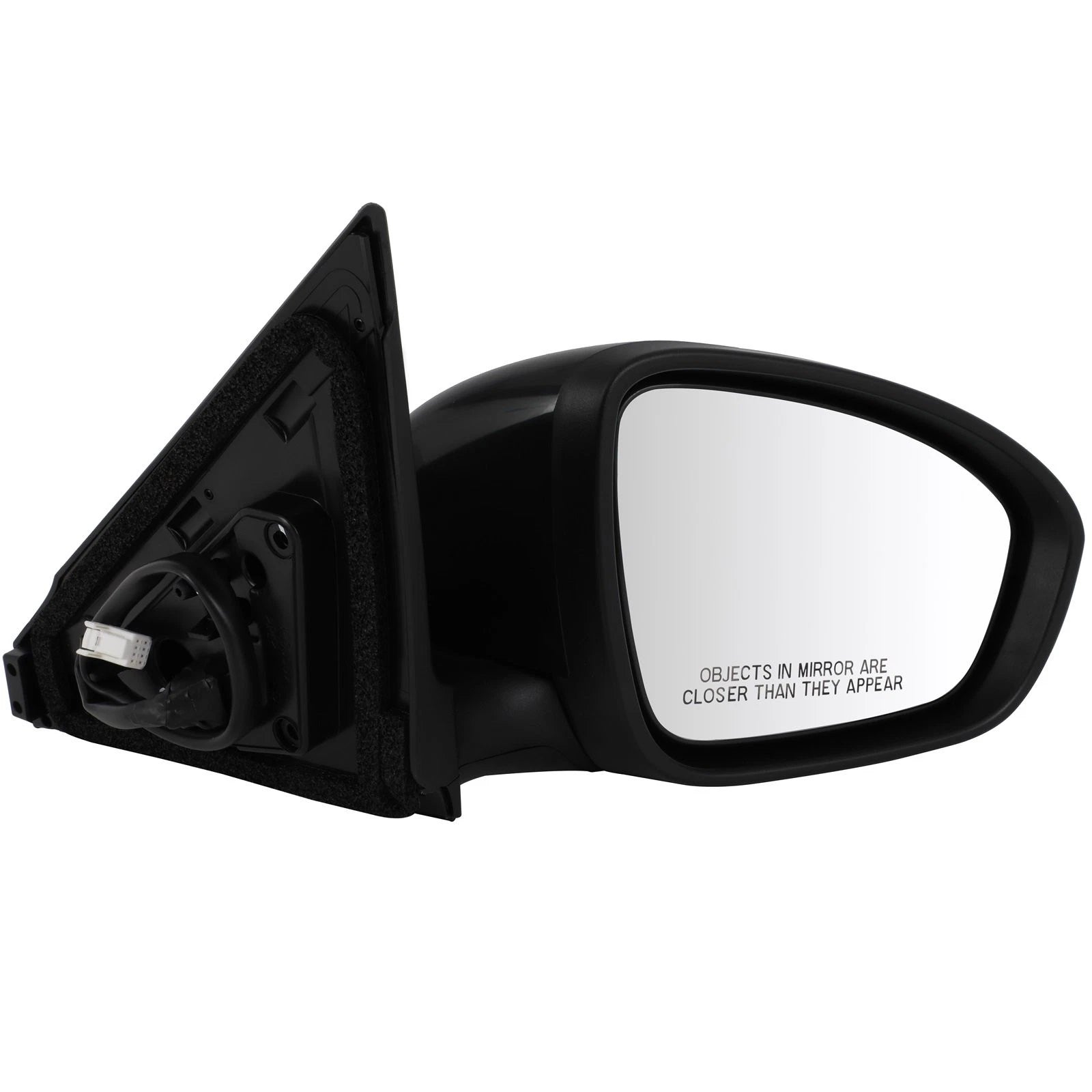 Right Side Mirror for Nissan Sentra (2020) - Power, Manual Fold, Black