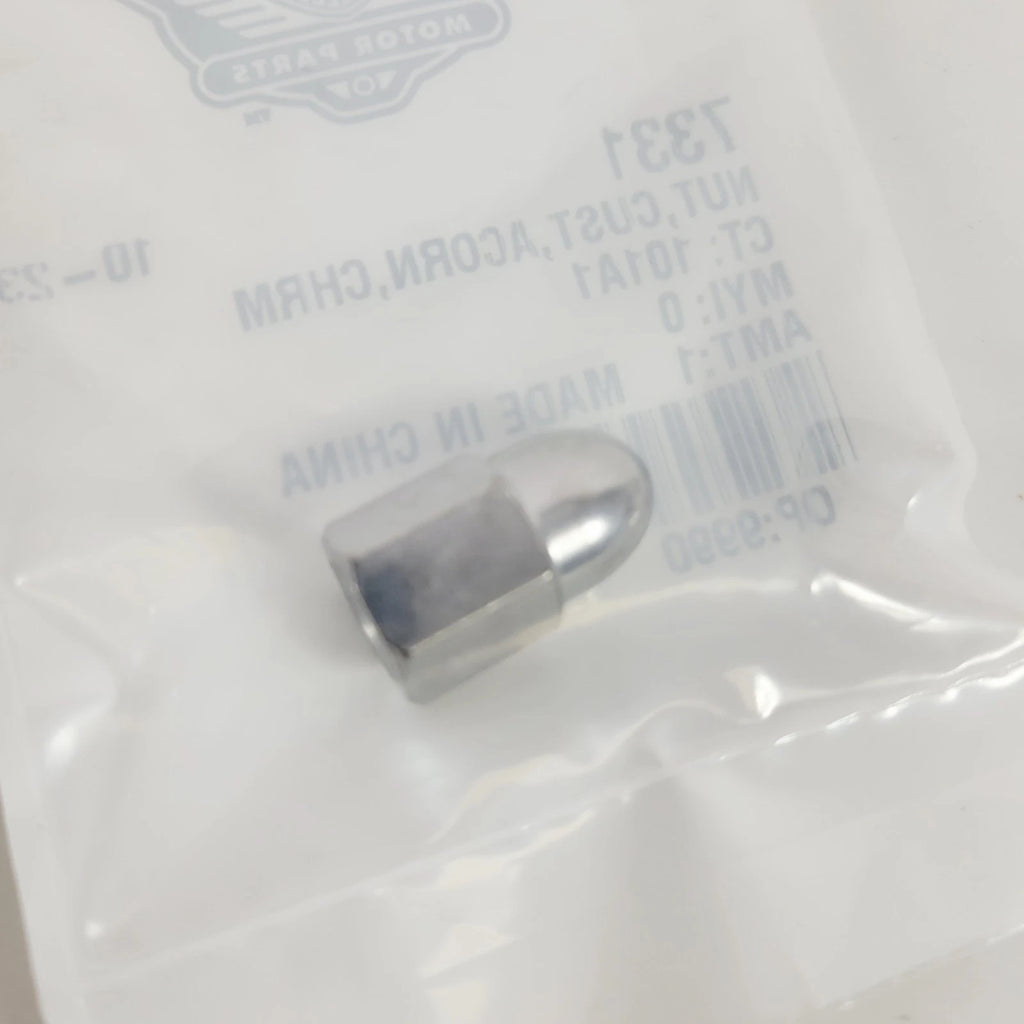 Chrome Acorn Nut for Harley-Davidson (OEM 7331)