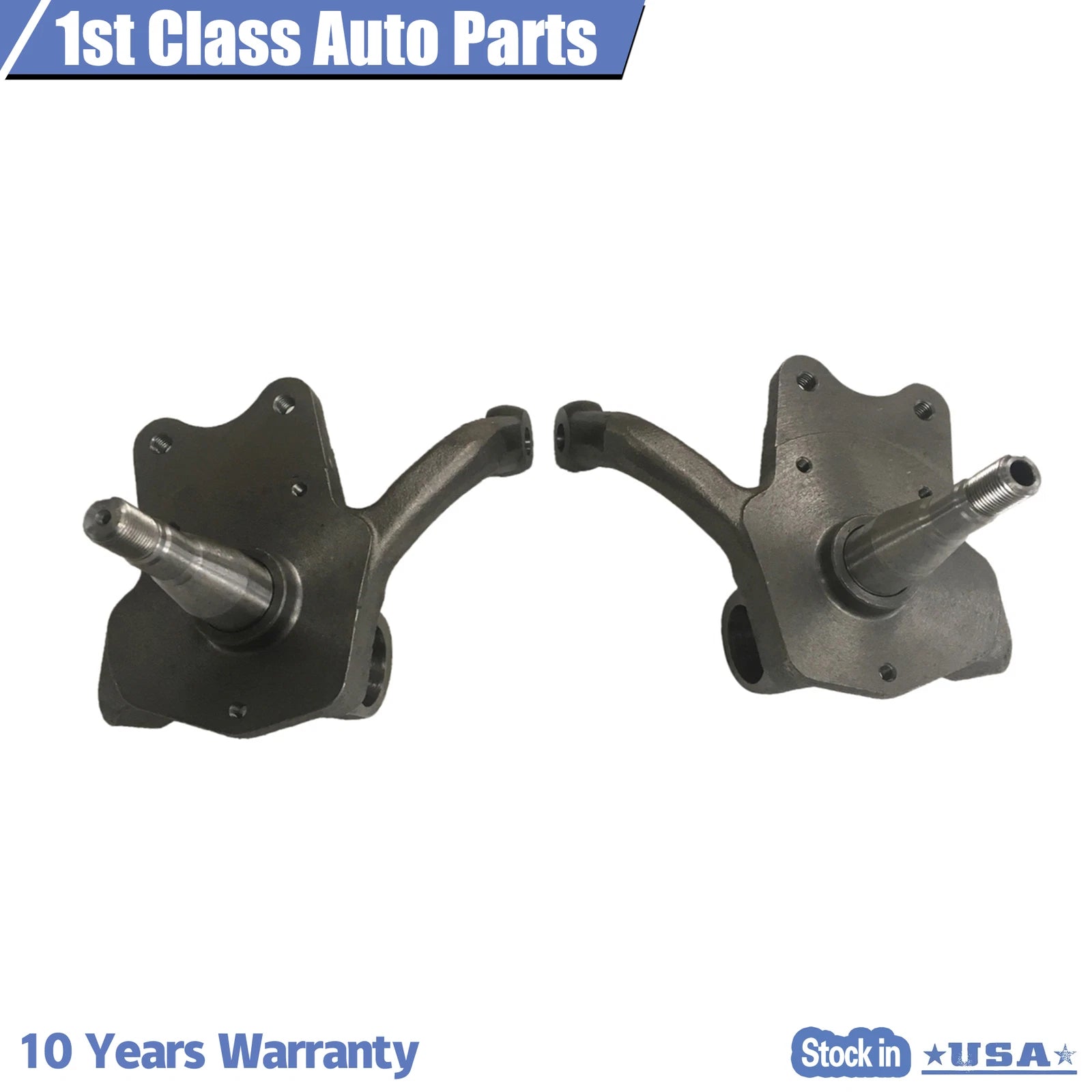 Set of 2 Spindles with Disc Brakes for VW Bug (1968-1979)