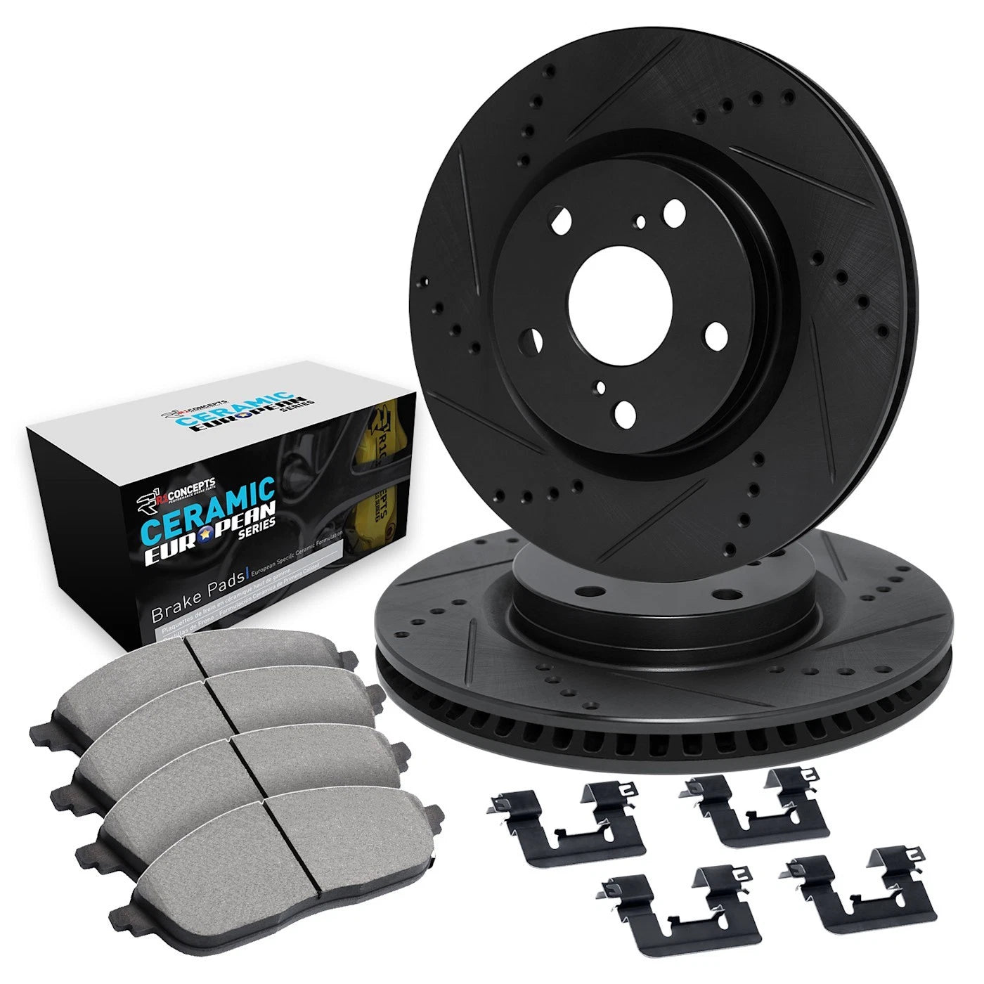 2X Brake Disc and Pad Kits for BMW 330, 328