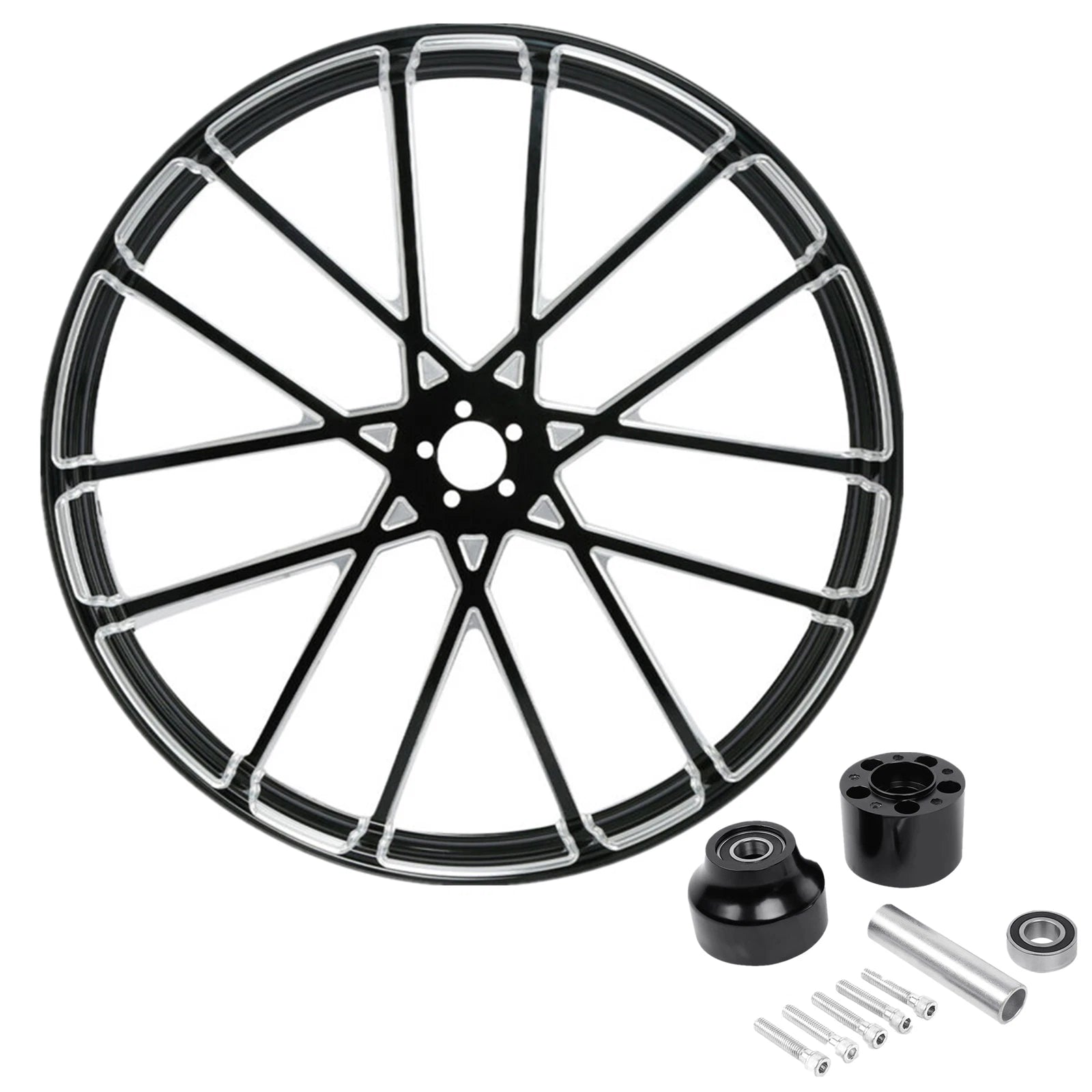 Front Wheel Rim for Harley Touring (1997–2021) 32'' x 3.5'' Single Disc Hub