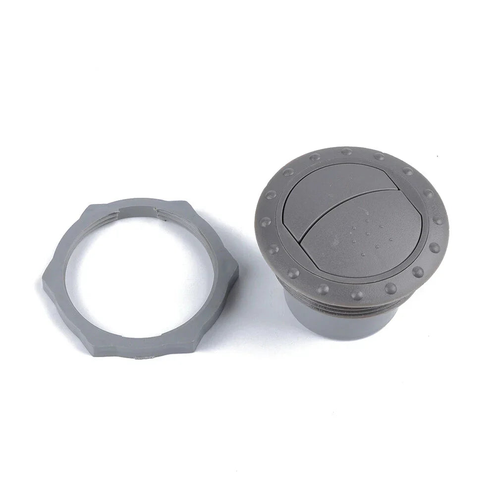 60mm Vent Air Outlet Round Ceiling for RV Bus ATV A/C Gray