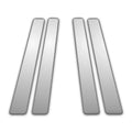 4Pc Chrome Pillar Post Covers for 2004-2009 KIA Spectra - P39453