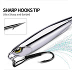 Chrome Lure for Fishing (Effective Realistic Action, Long Distance Casting)
