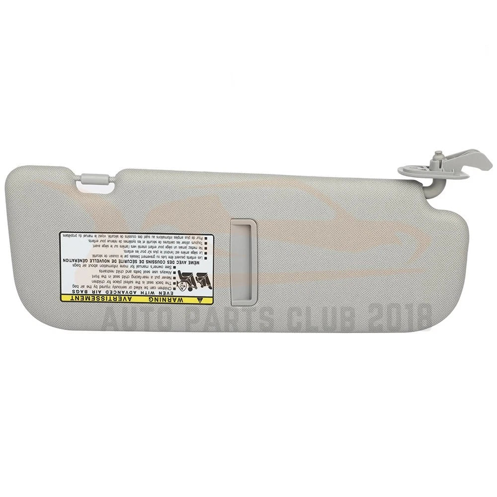 Sun Visor Driver Left Gray LH for Hyundai Elantra (2011–2015) 852103X000TX