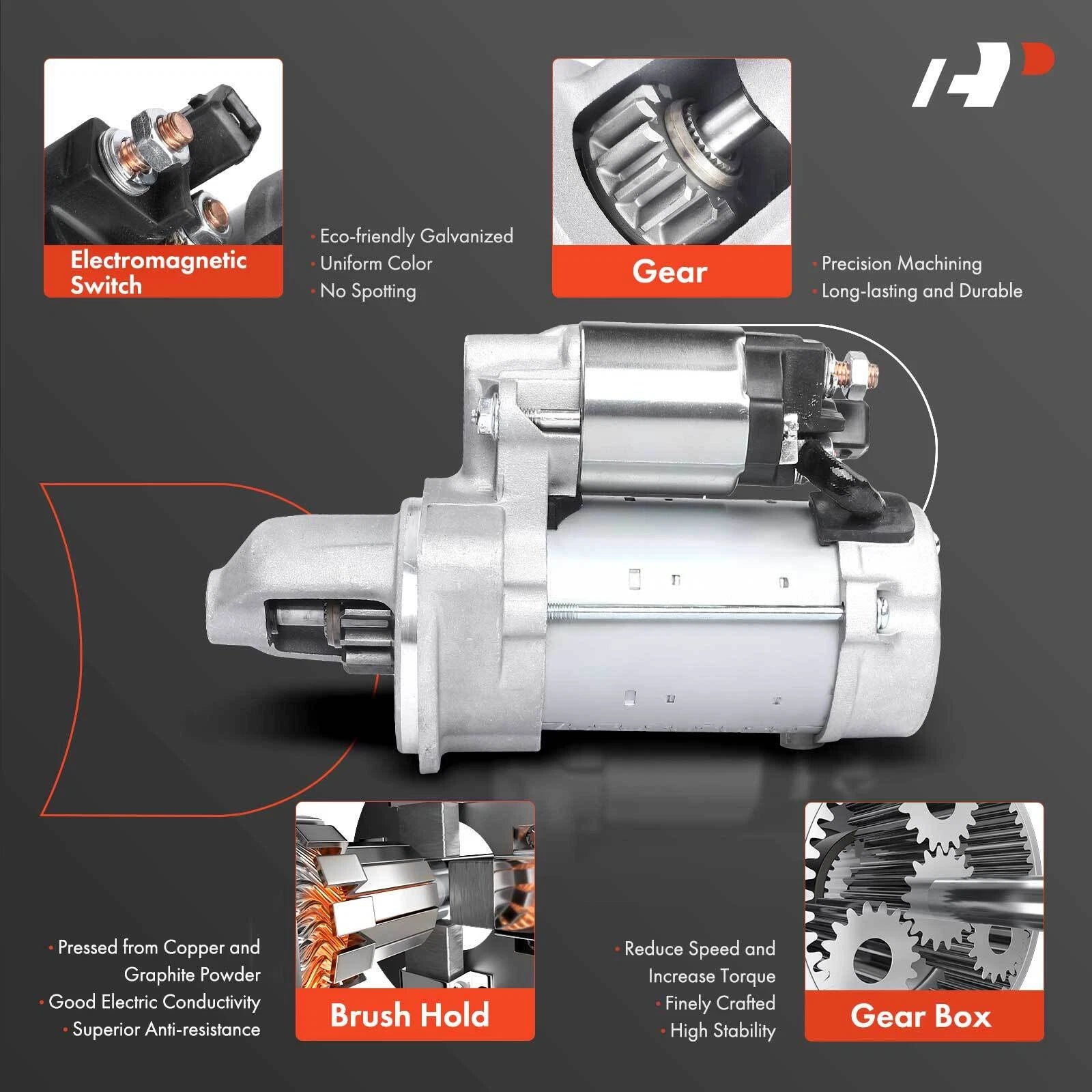 Starter Motor for BMW 535i xDrive 2011-2016