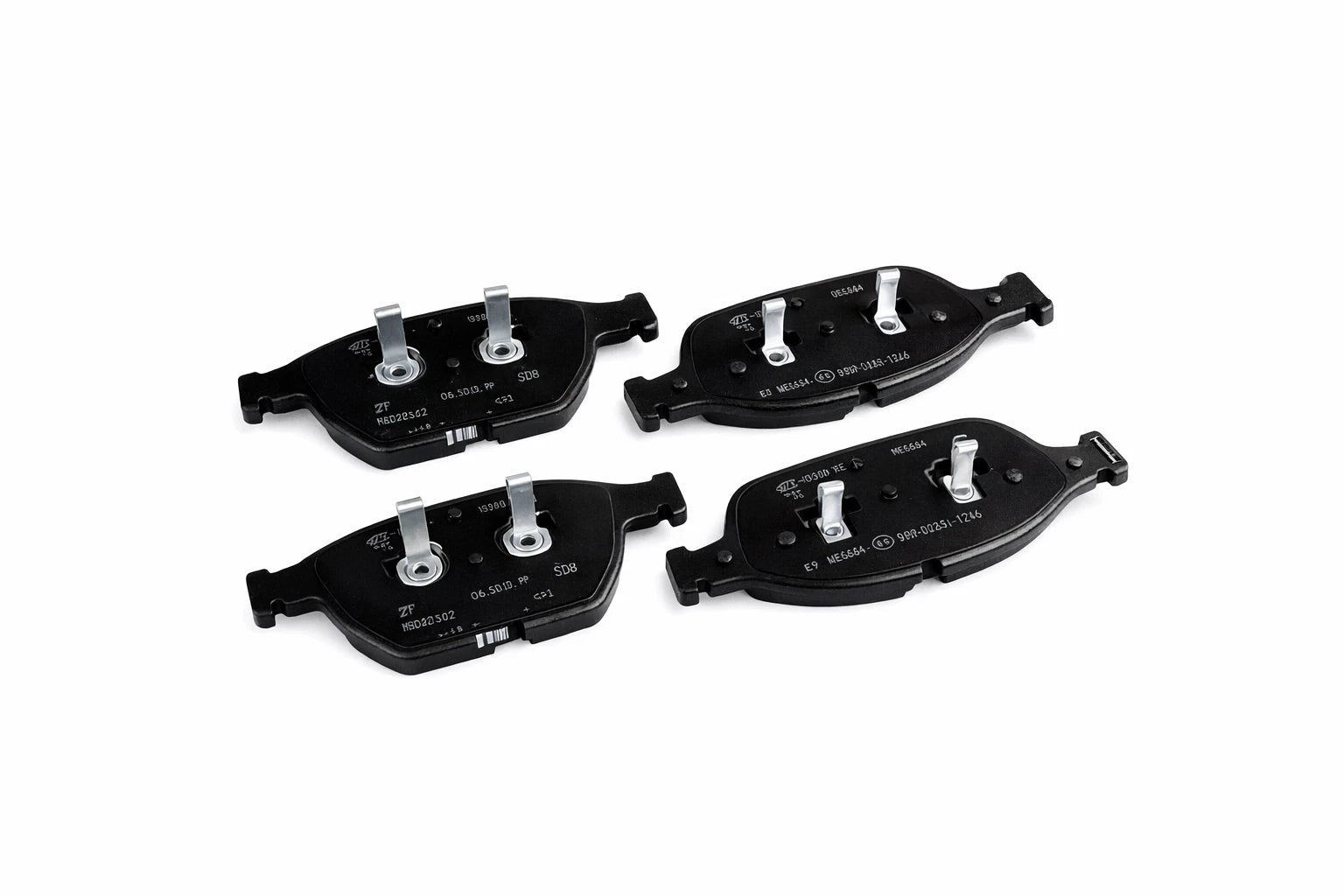 Set of 4 Front Disc Brake Pads for Audi A8 Quattro (2015–2018) 4H0698151N