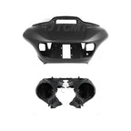 Matte Black Speaker Covers for Harley Road Glide (2015-2023)