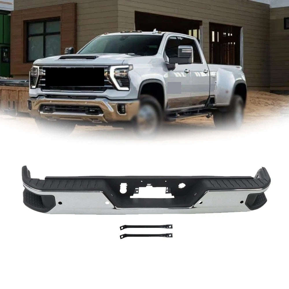 Complete Rear Bumper Assembly for Sierra Silverado 2500 3500 (2020â2024)