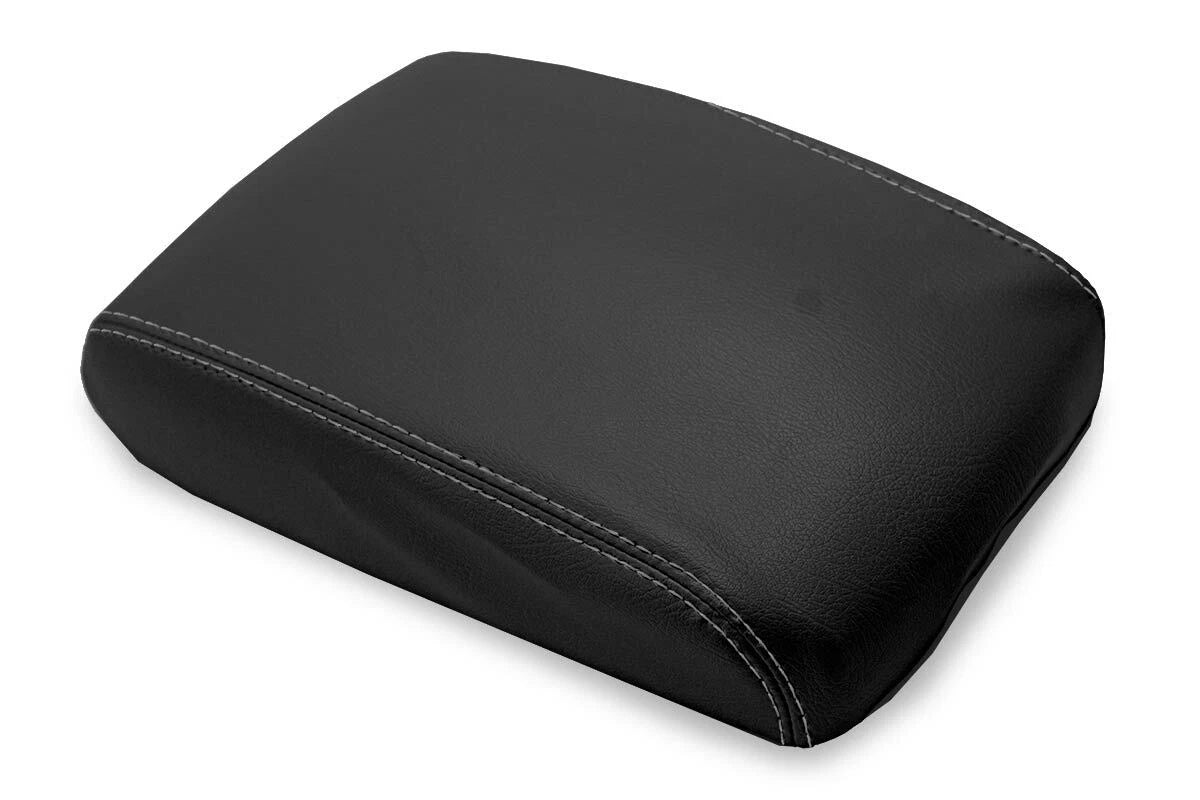 Console Lid Pull Over Cover Leather for Infiniti FX35 (2009–2012) Gray Stitch