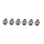 6 x M8x10mm Titanium Torx Head Flange Screws for Motorcycle Bike