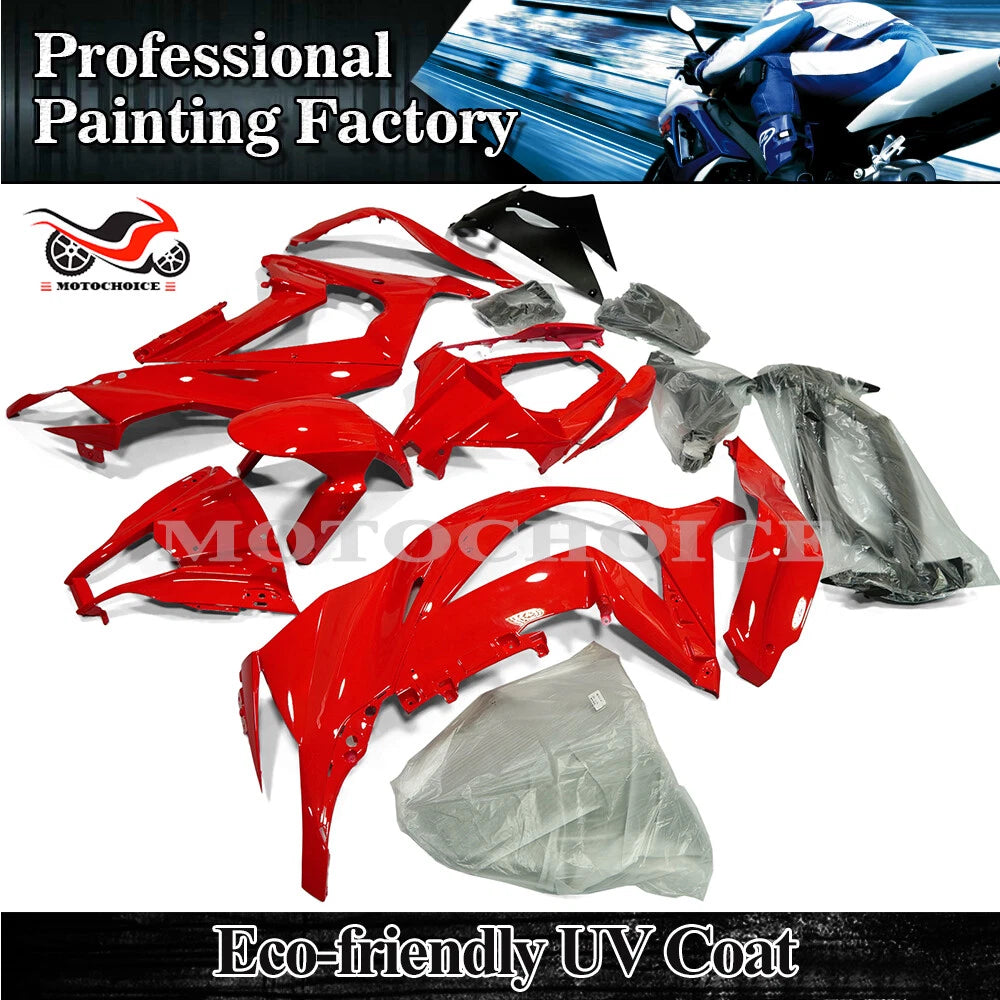 Red ABS Fairing Kit for Kawasaki Ninja ZX10R (2011–2015)