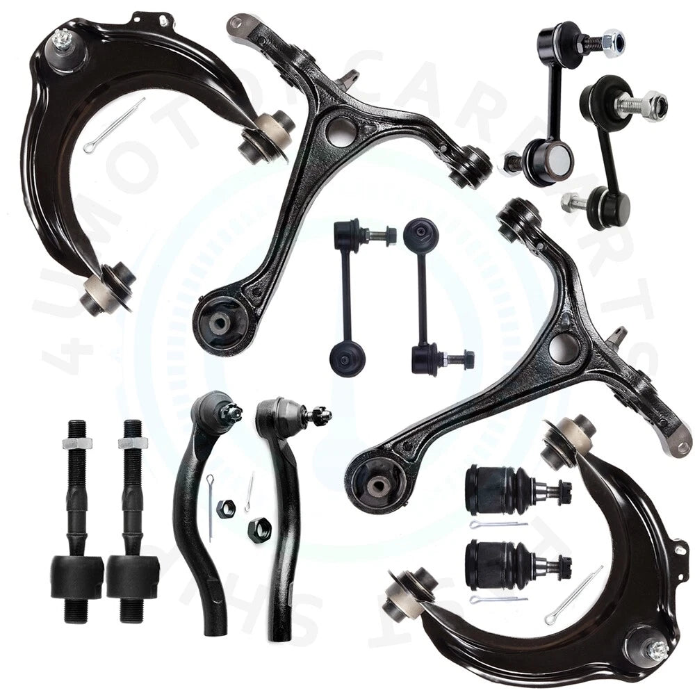 14pc Front Upper Control Arm Tie Rod Sway Bar for Honda Accord (2003–2007)