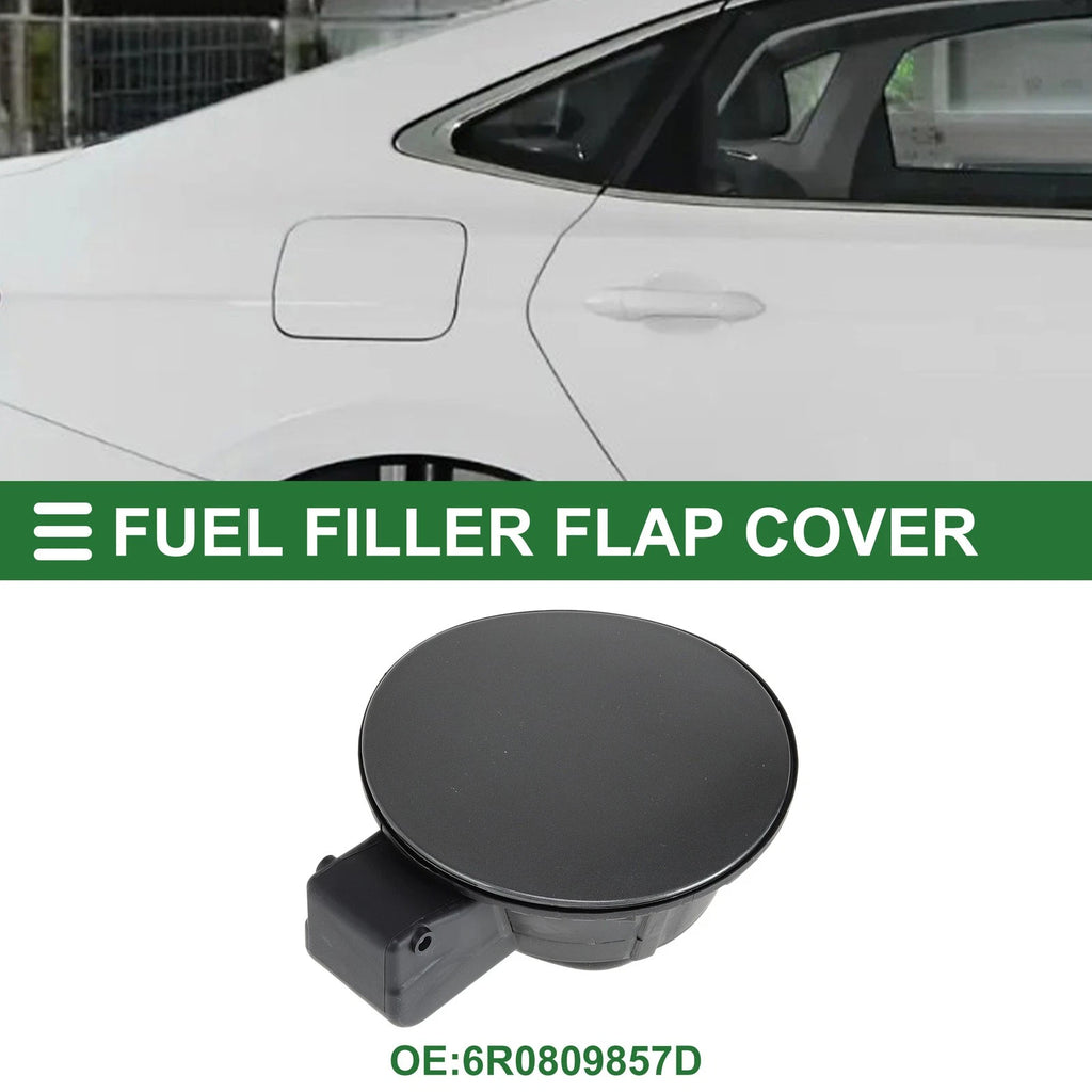 Fuel Tank Door Cap for Volkswagen Polo (2011–2018) - Fuel Filler Flap Cover Gray