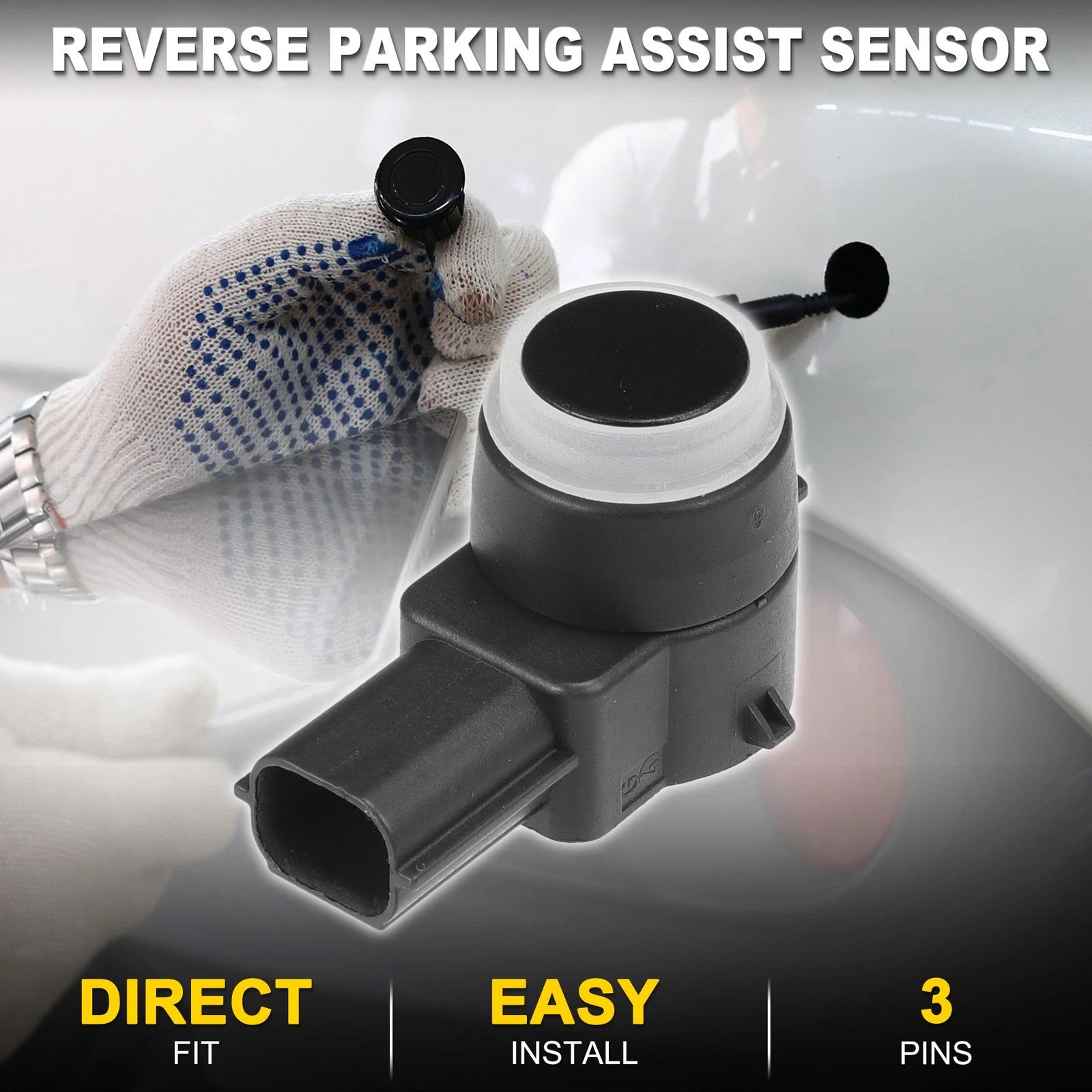 Reverse Parking Assist Sensor for Buick Lucerne (2006–2008) No. 25961313