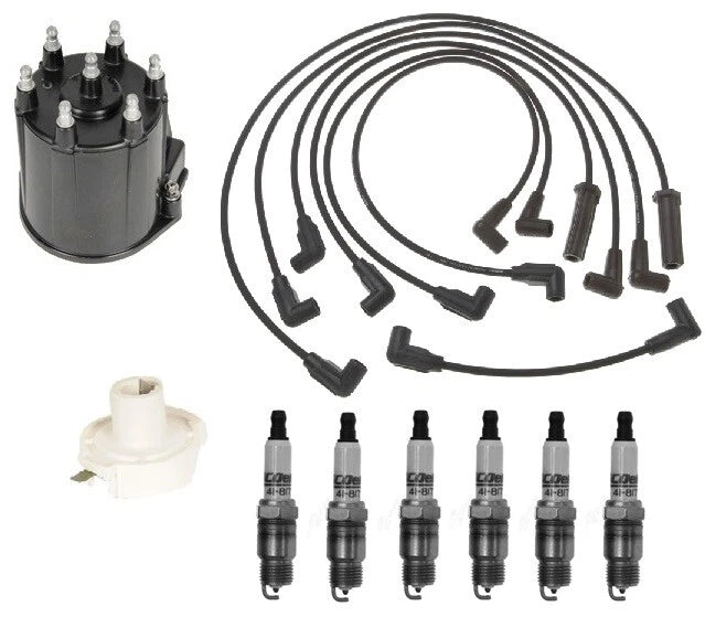 ACDelco Ignition Kit for GMC S15 Jimmy V6 (1982–1993) - Rotor, Cap, Wires, Plugs